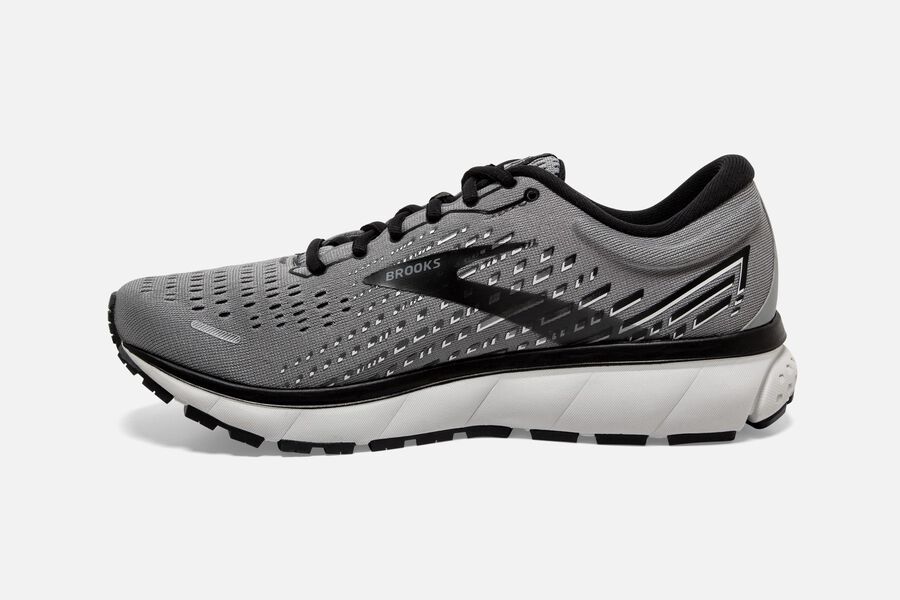 Brooks Running Shoes Mens Grey/Black - Ghost 13 Road - 9027-GQOMN